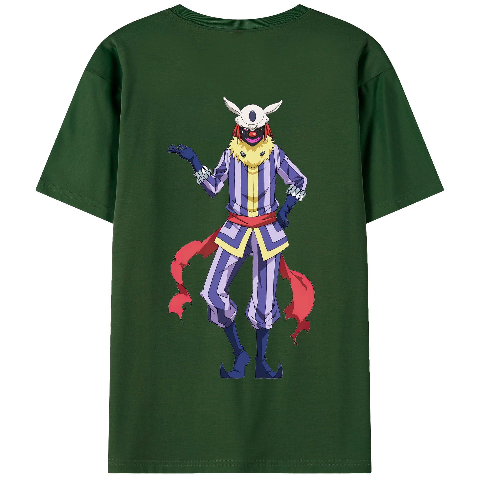 （画像用） 転スラ Regarding Reincarnated to Slime 綿100％半袖Tシャツ（背面プリント）